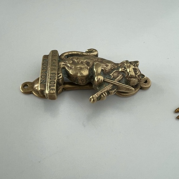 Vintage Door Knocker The Cat & Fiddle Buxton - Picture 6 of 12